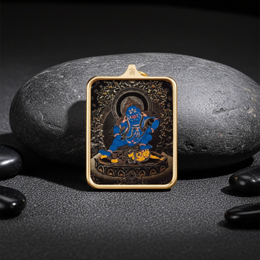 Black Jambhala Pendant – Unconventional Wealth, High-Risk Fortune & Protection