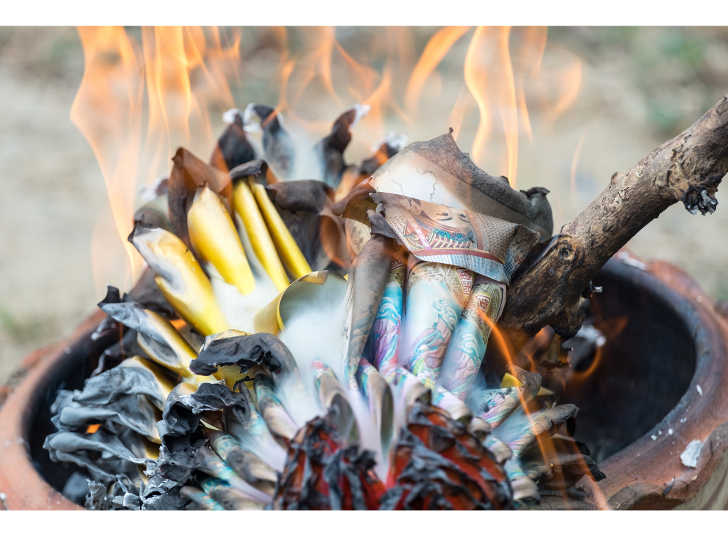 Ancestor Money Burning Service