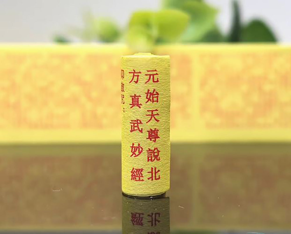 (Good Fortune) Yuanshi Tianzun Shuo Beifang Zhenwu Miaojing Scripture Amulet Necklace