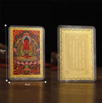 Vajrayana Eight Guardian Deities Twelve Zodiac Copper Cards