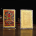 Vajrayana Eight Guardian Deities Twelve Zodiac Copper Cards
