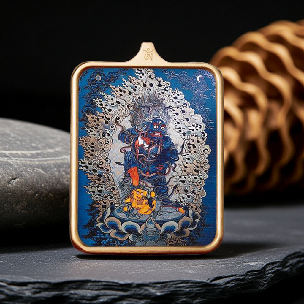 Black Jambhala Pendant – Unconventional Wealth, High-Risk Fortune & Protection