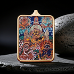 Five Ways Gods of Wealth Pendant – Prosperity, Business Success & Protection Amulet