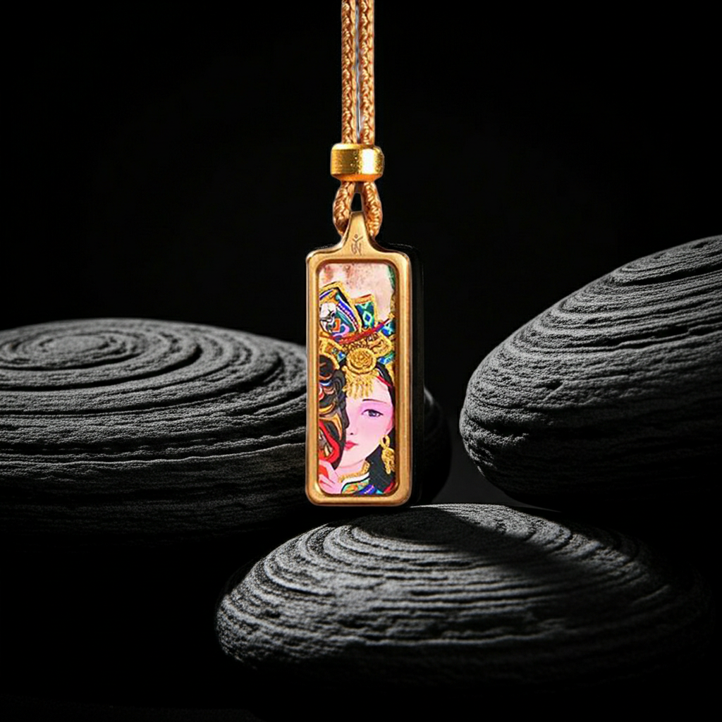 Zashi Lhamo Pendant – Wealth, Protection & Karmic Cleansing