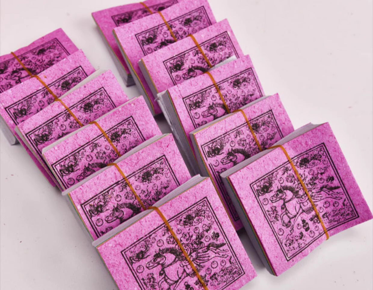 (Karmic & Prosperity) Tibetan Lungta Sacred Wind Horse Offering Papers