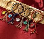 Five Wealth Deities Dharma Eye Bracelet