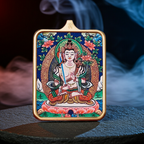 Akashagarbha Ox & Tiger Zodiac Pendant – Wisdom & Wealth Protection Amulet