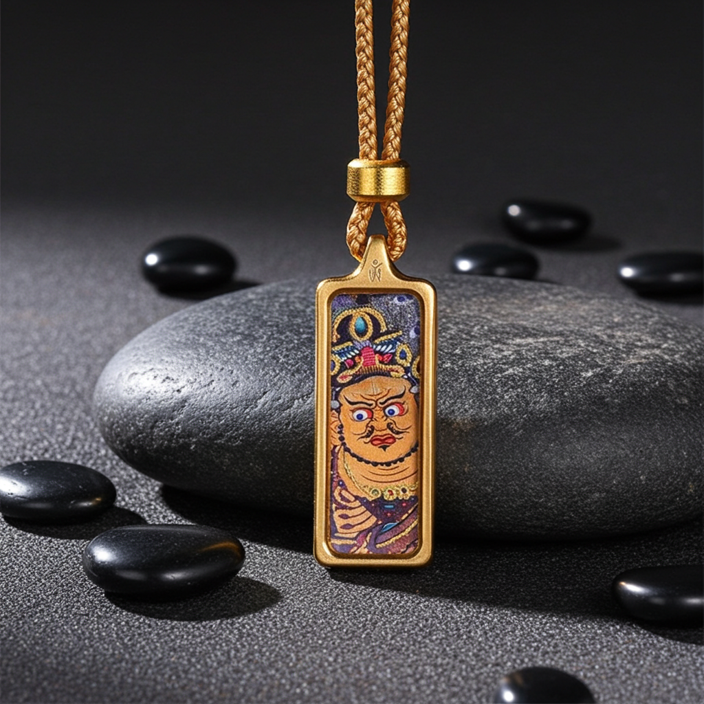 Yellow Jambhala Pendant – Wealth, Prosperity & Ethical Abundance