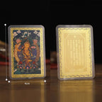 Vajrayana Eight Guardian Deities Twelve Zodiac Copper Cards