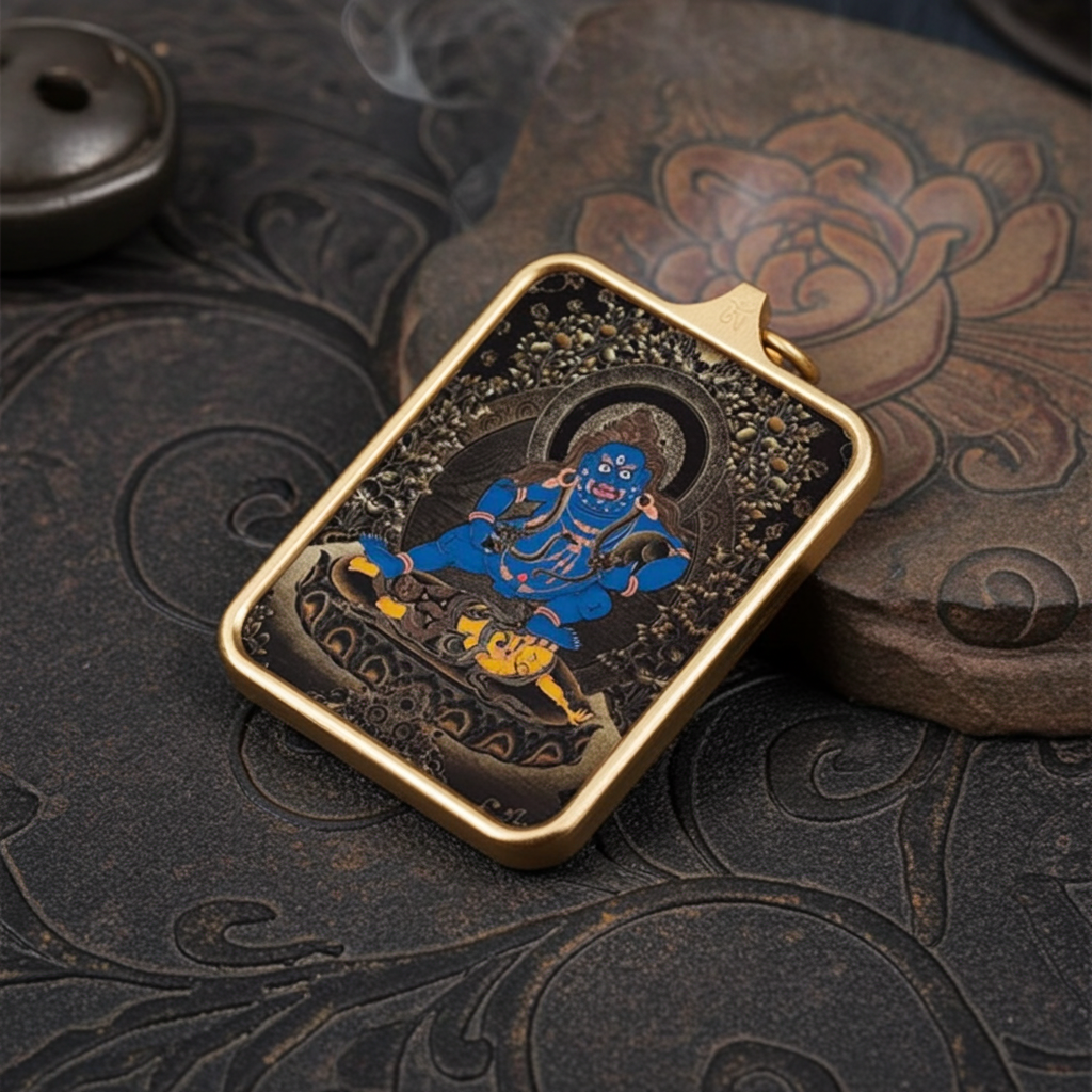 Black Jambhala Pendant – Unconventional Wealth, High-Risk Fortune & Protection