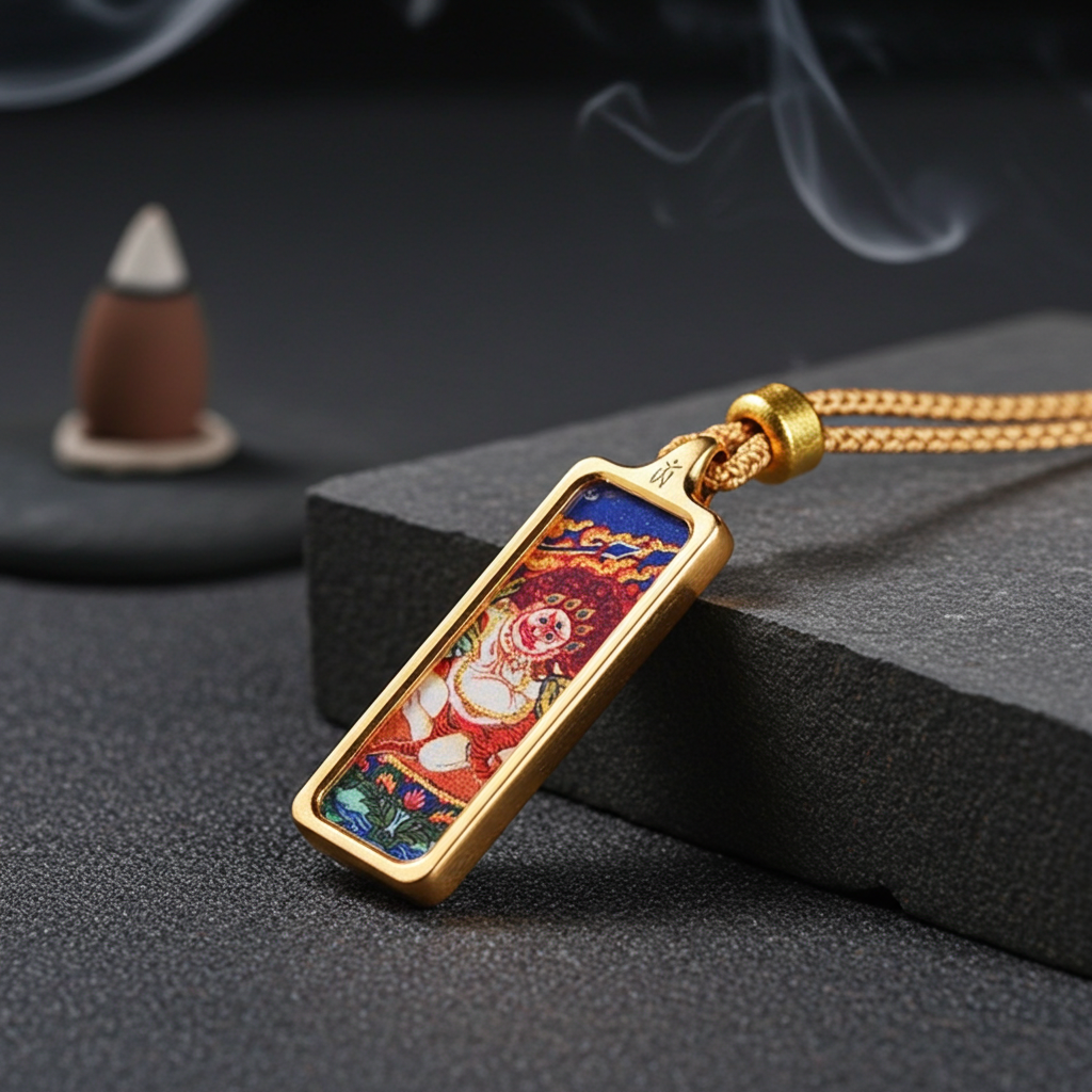 Fudō Myōō Pendant – Rooster Zodiac for Karma & Willpower