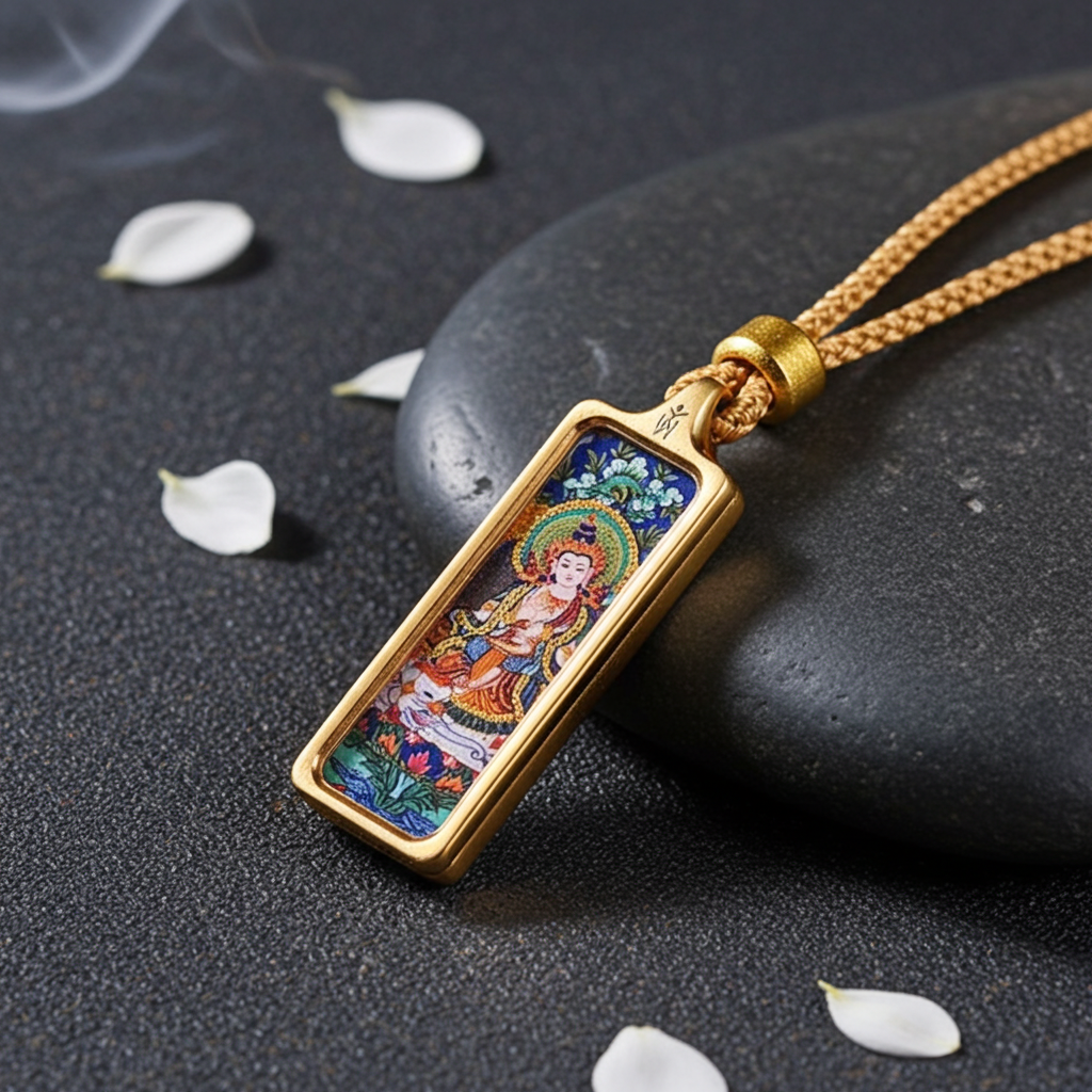 Samantabhadra Pendant – Dragon & Snake Zodiac for Karma & Soul Mission