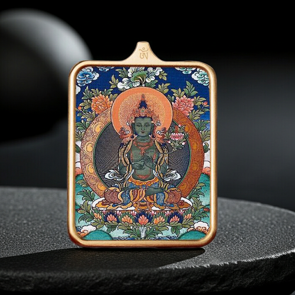 Mahasthamaprapta Horse Zodiac Pendant – Wisdom, Career & Protection Amulet